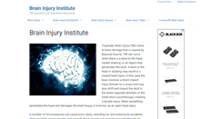 Desktop Screenshot of braininjuryinstitute.org